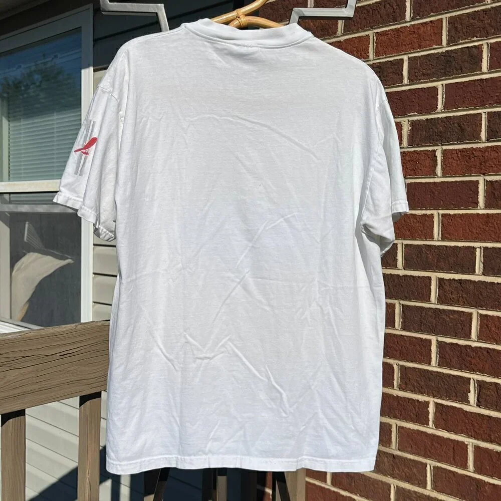 Vintage Outer Banks White Short Sleeve T-shirt Large